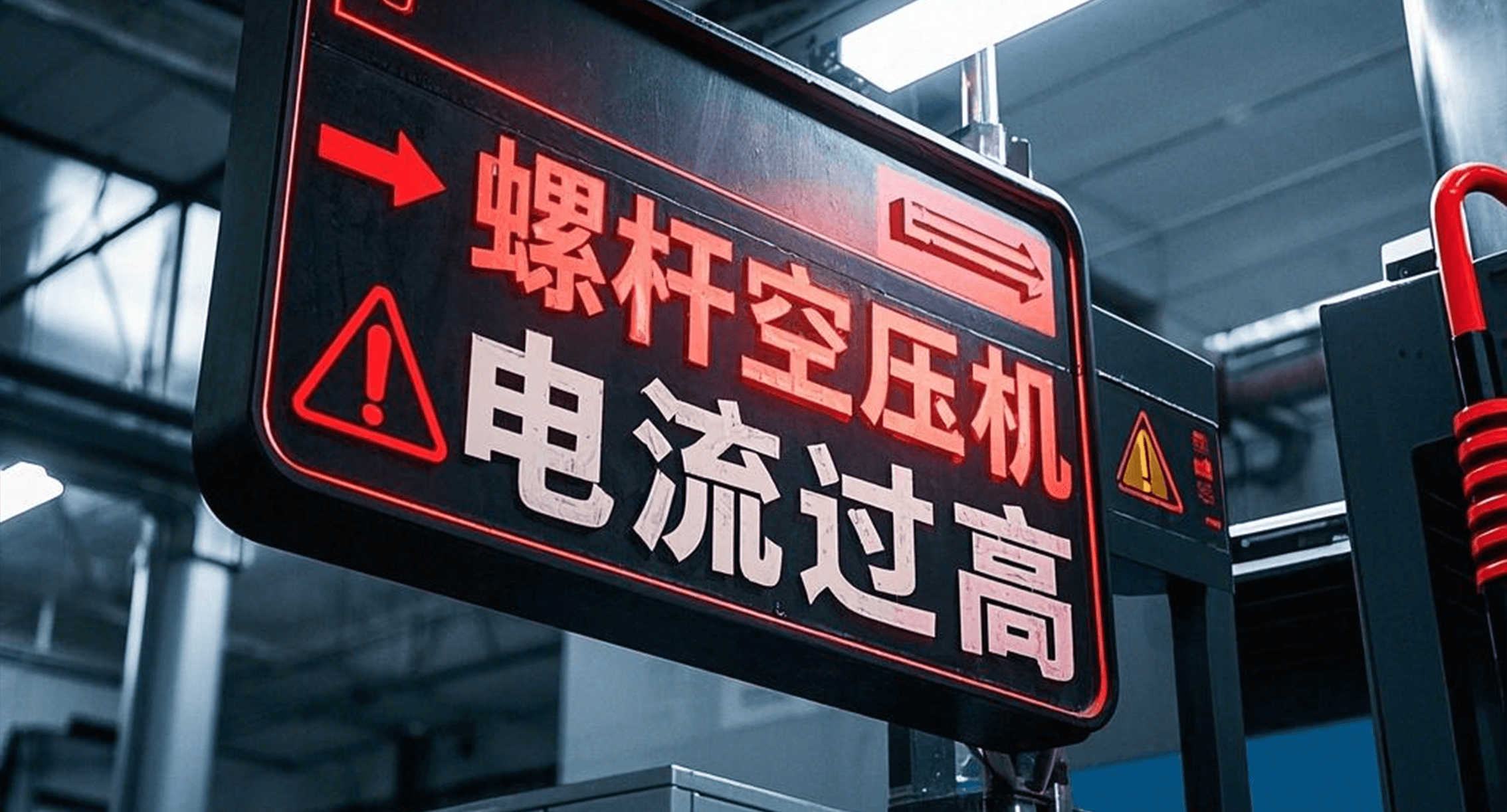 螺杆空压机电流过高什么原因？该如何处理